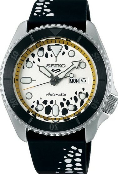 萬年鐘錶 - SEIKO  5 Sports   Seiko X One Piece _ 羅 海賊王聯名機械水鬼男錶  4R36-11Y0S  /  SRPH63K1  錶徑42.5MM