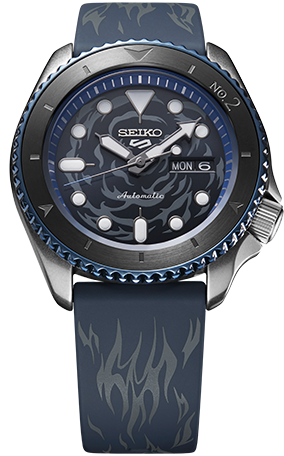 萬年鐘錶 - SEIKO  5 Sports   Seiko X One Piece _ 蕯波 海賊王聯名機械水鬼男錶  4R36-12B0B  /  SRPH71K1 錶徑42.5MM