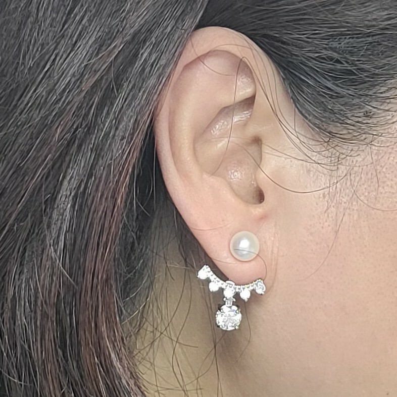 莫桑加珍珠兩戴耳環EPM2C052