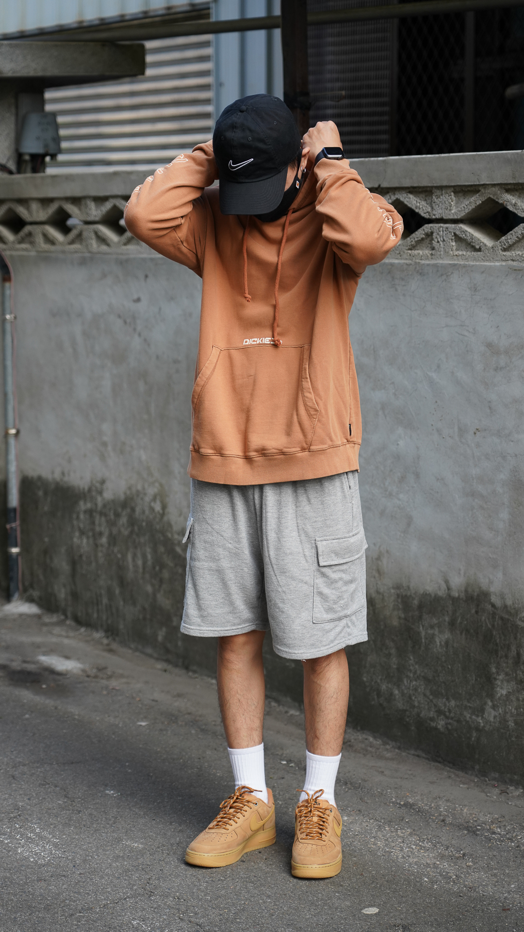 #現貨 Dickies 水洗 帽T 水洗灰 / 水洗駝 / 水洗綠    3-4 & 3-5
