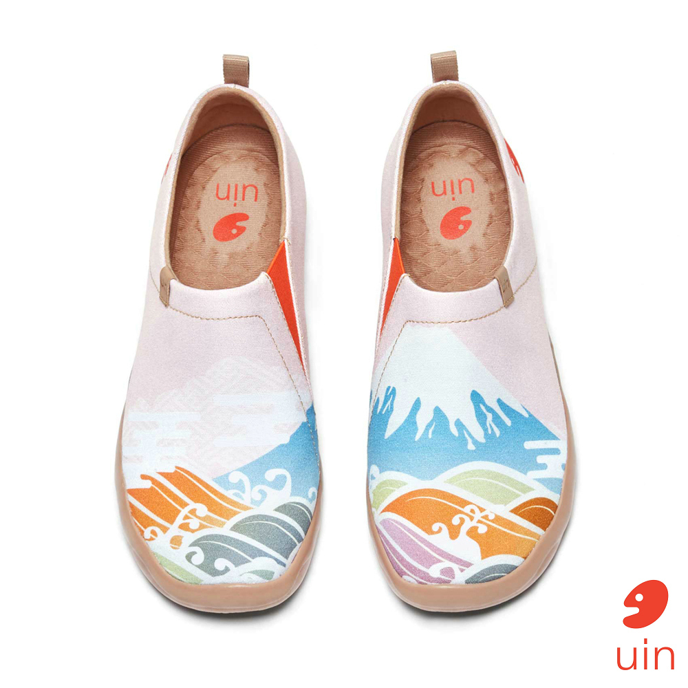 【 Uin 】西班牙原創設計 | 富士（春）女鞋 彩繪鞋 休閒鞋 懶人鞋