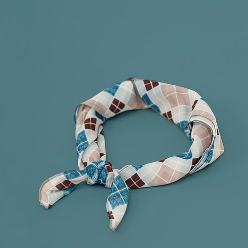 爿爿花 絲巾─四時康泰