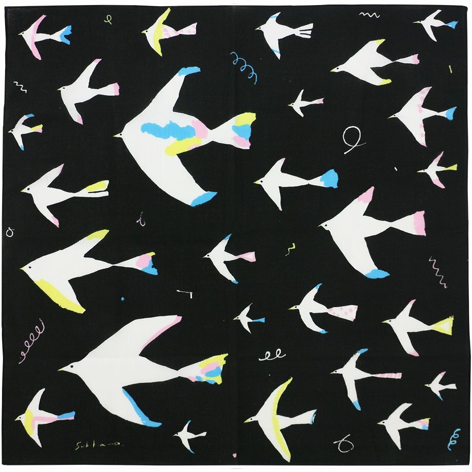 日本製純棉手帕 茶巾 表現社 Subikiawa:飛鳥