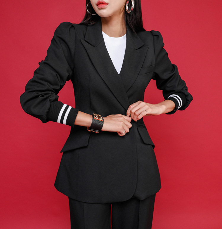 彈性束口 休閒西裝套裝