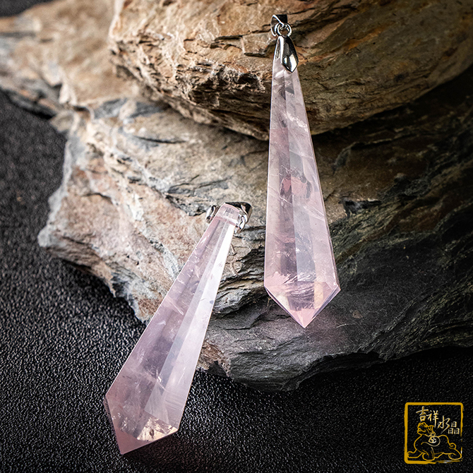 粉水晶靈擺 12g 桃花人緣