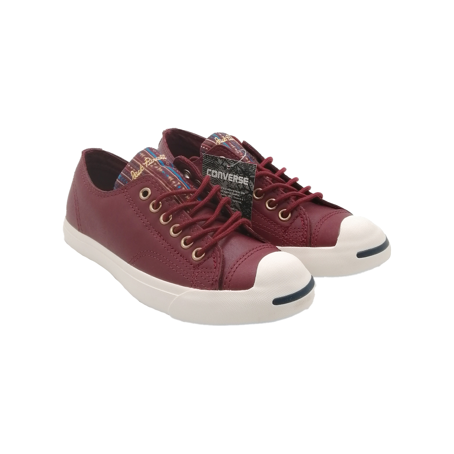 Converse - 男女款開口笑低幫休閒鞋(紅色)