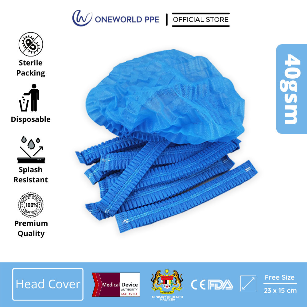 Medical Head Cover 40gsm Disposable Cap