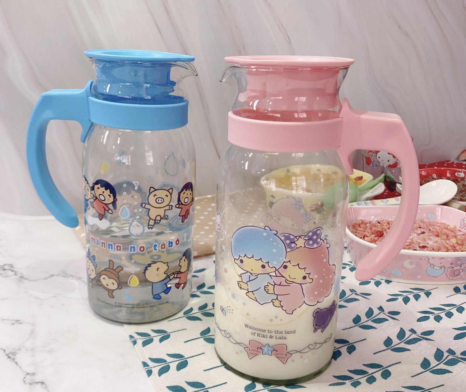 Sanrio玻璃壼連雙杯套裝