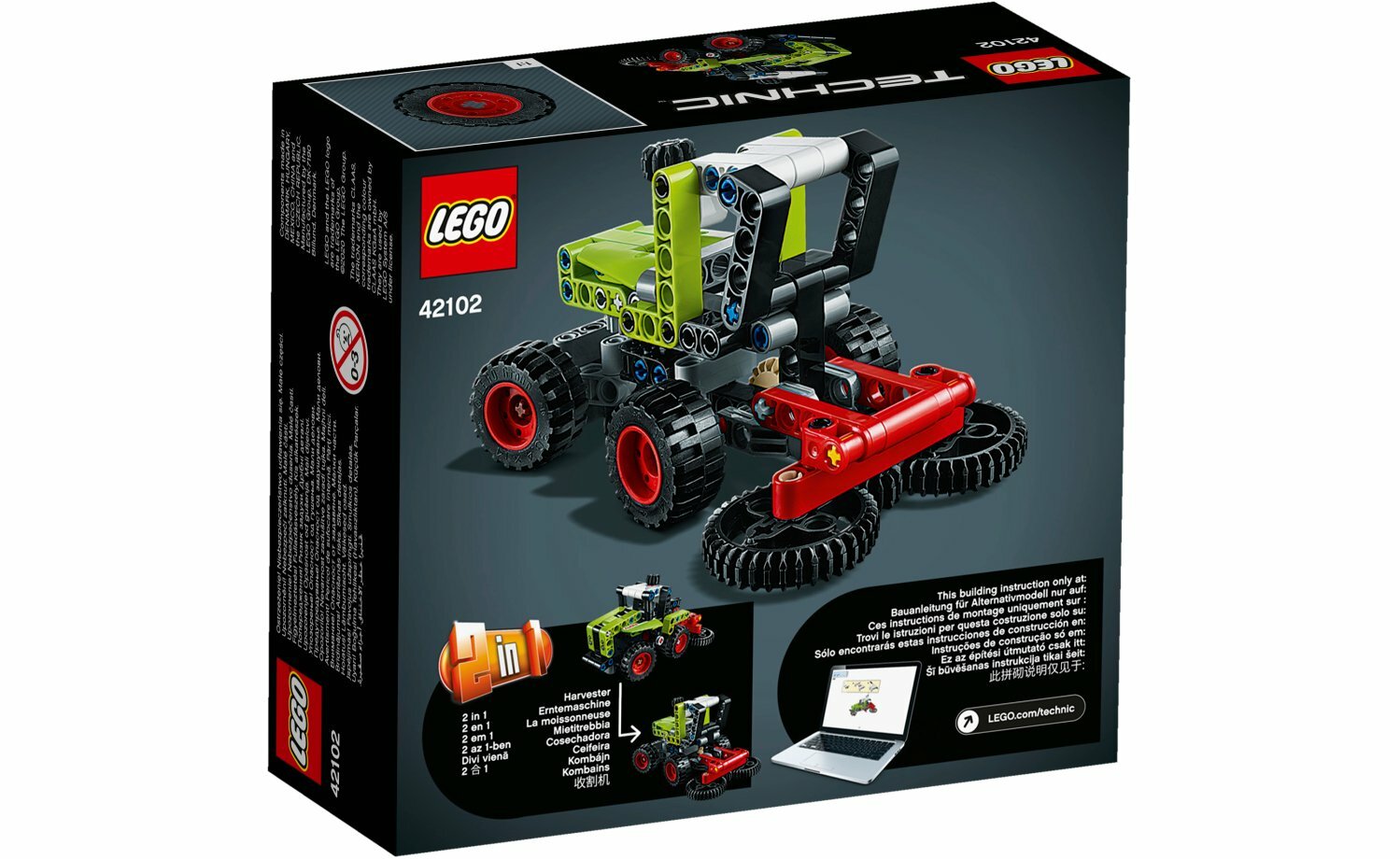 [飛米樂高積木磚賣店] LEGO 42102 Technic 拖拉機