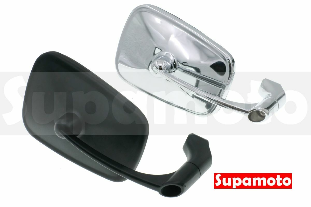 -Supamoto- M30 方形 牛角 後照鏡 後視鏡 咖啡 檔車 重機 復古 日系 改裝 CT 金旺 野狼 CB350