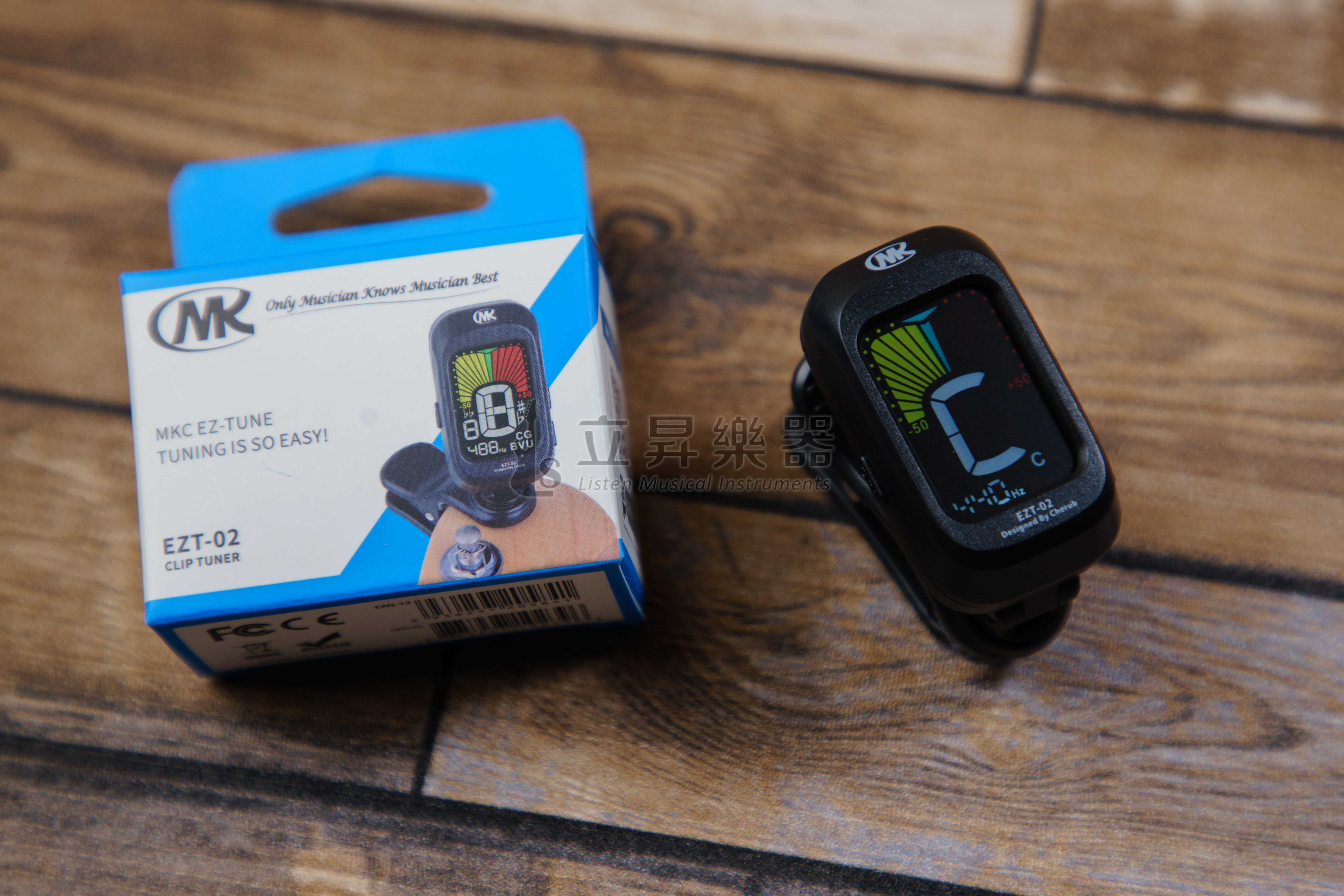 Monk Custom EZT-02 夾式調音器 彩色螢幕 可調頻率 EZT 02