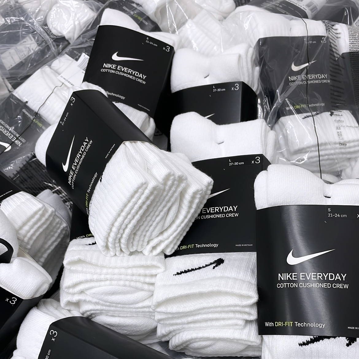 現貨┃NIKE EVERYDAY CUSHION CREW SOCKS 長襪 厚款 一組三雙  SX7664