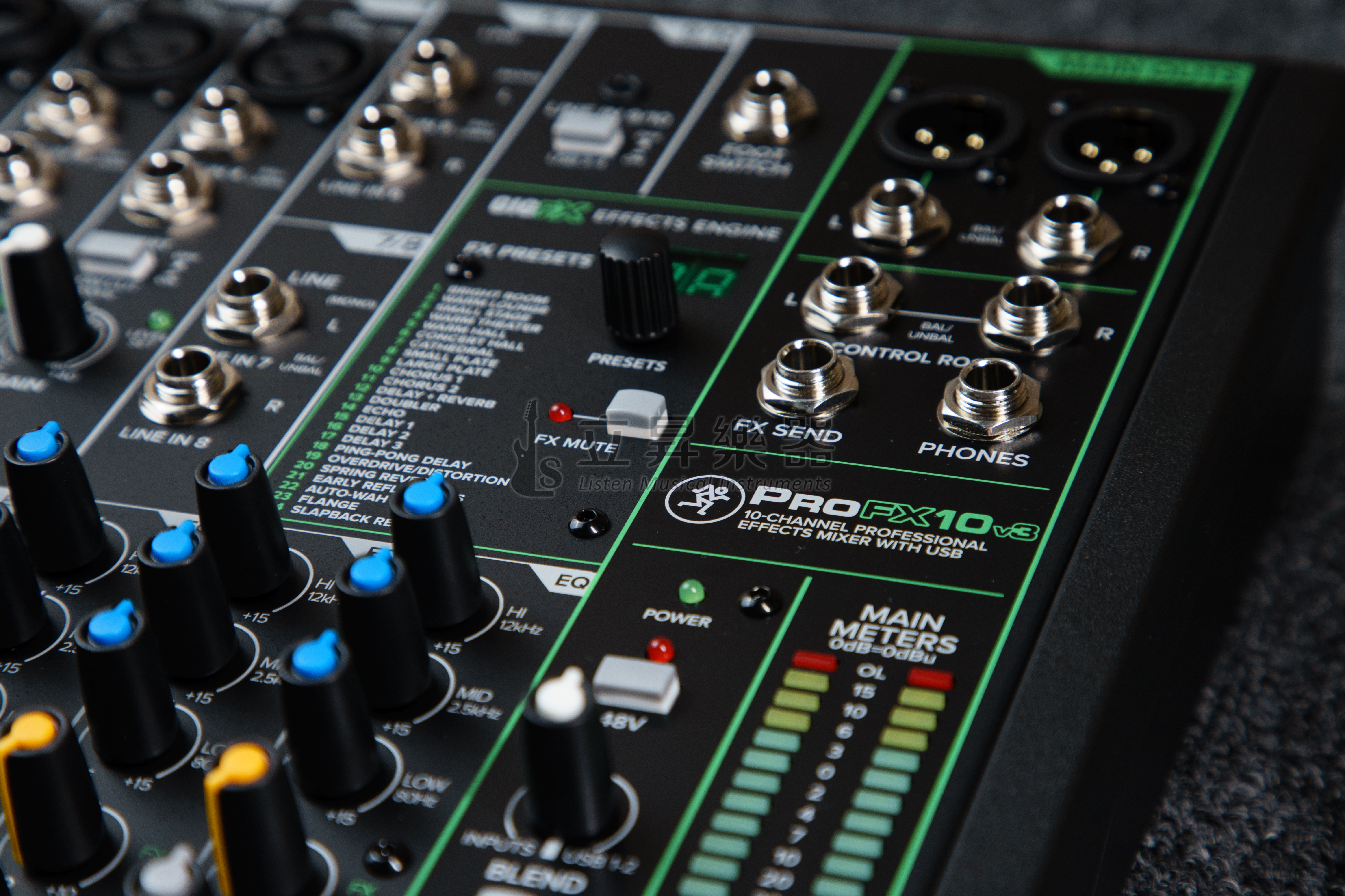 Mackie Mackie ProFX10v3 10軌類比混音器 USB錄音介面 24種效果 贈Pro Tools 第 6 張圖片｜三峽麥克風