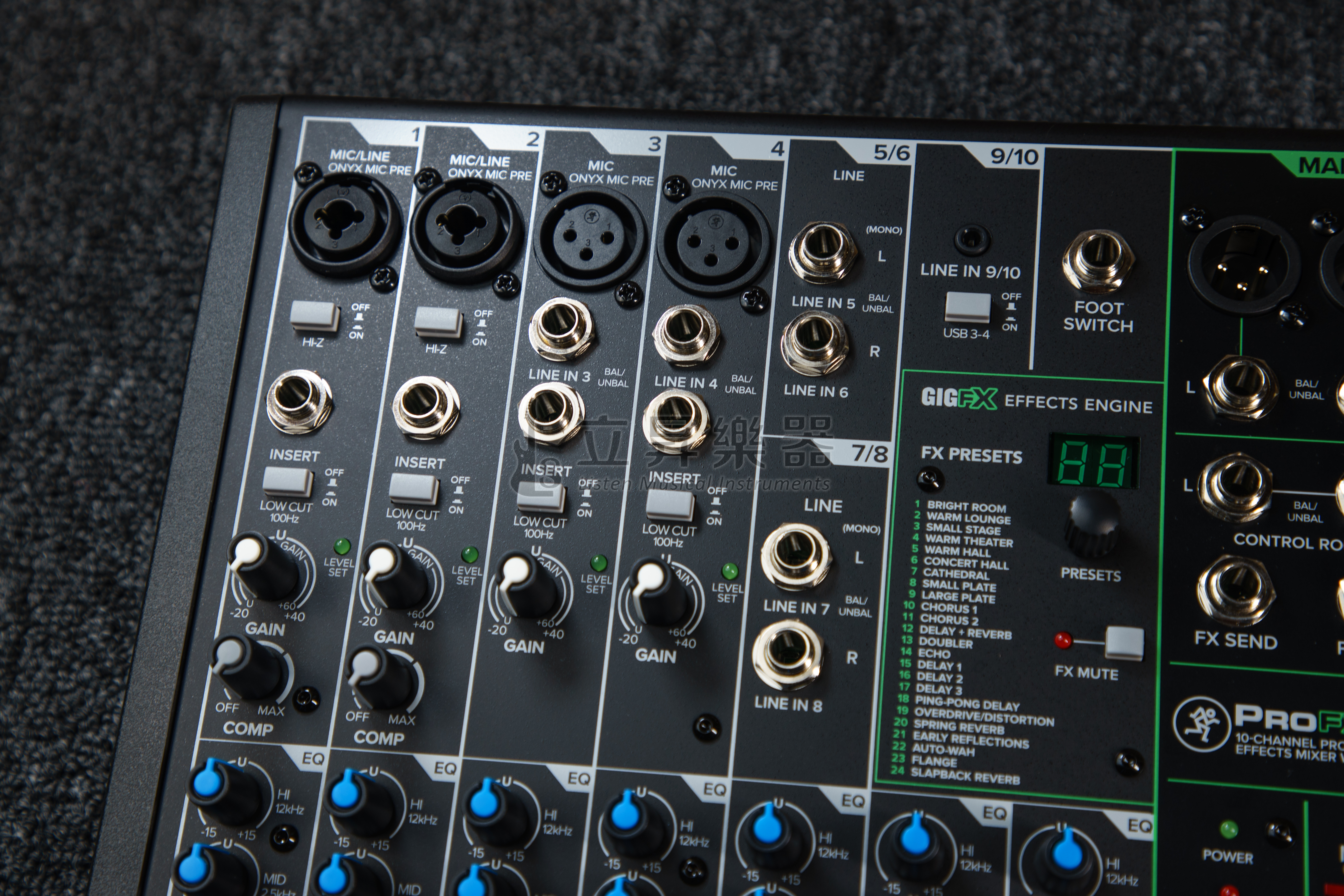 Mackie Mackie ProFX10v3 10軌類比混音器 USB錄音介面 24種效果 贈Pro Tools 第 5 張圖片｜三峽麥克風