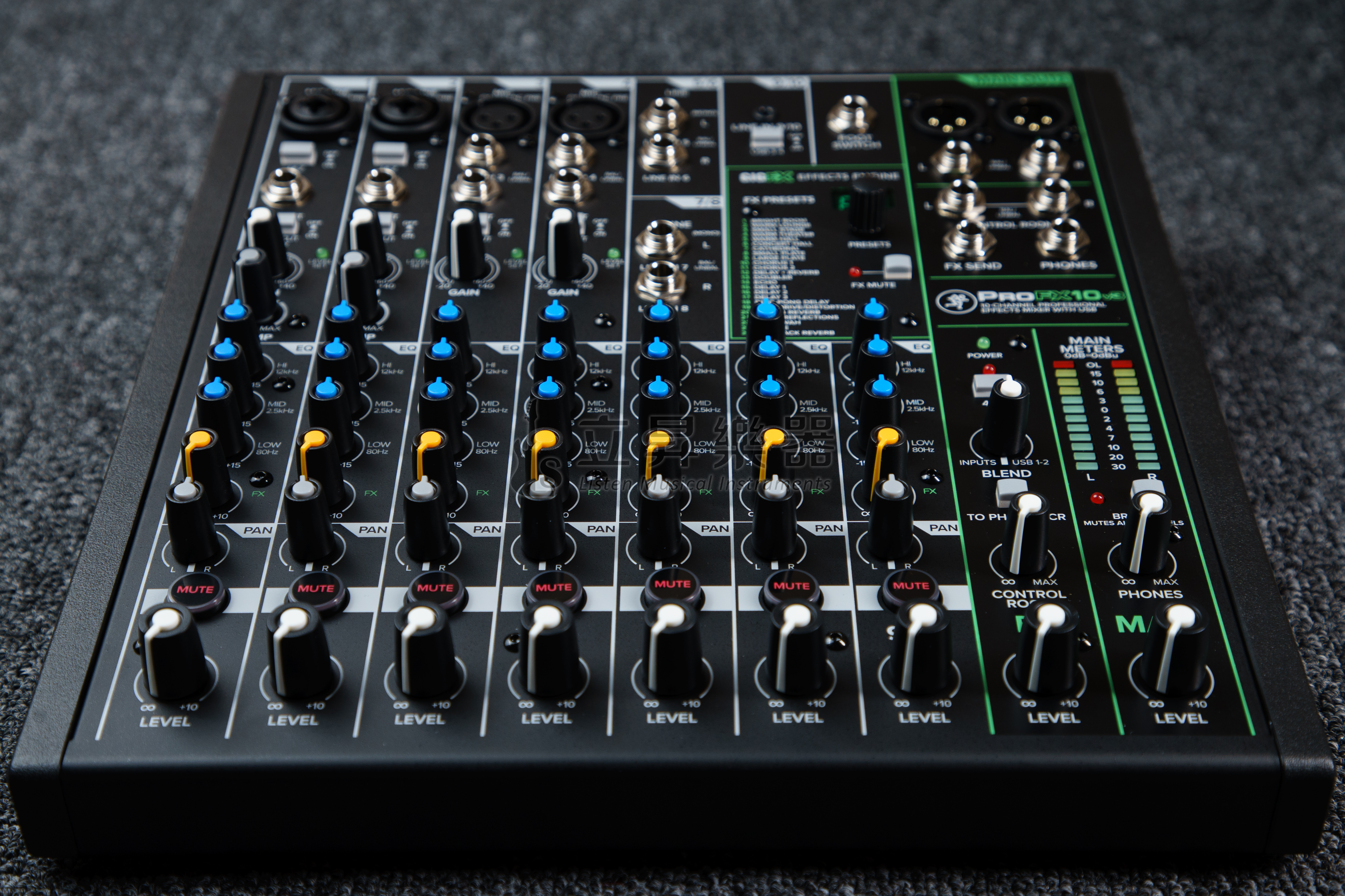 Mackie Mackie ProFX10v3 10軌類比混音器 USB錄音介面 24種效果 贈Pro Tools 第 3 張圖片｜三峽麥克風