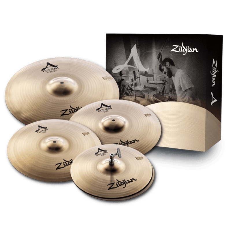 Zildjian Zildjian A CUSTOM A20579-11 銅鈸套組 五片裝 — 三峽鼓 / 打擊｜YA! 玩音樂
