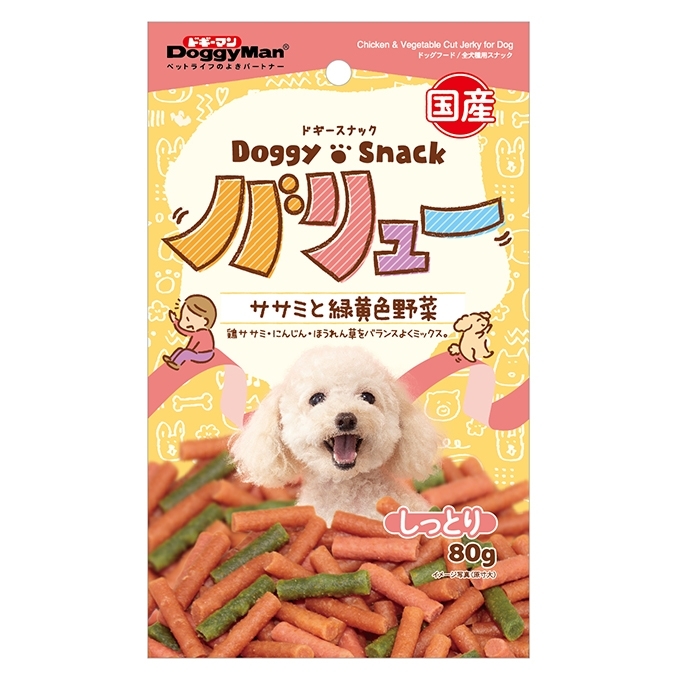 DoggyMan 雞肉野菜短條 80g