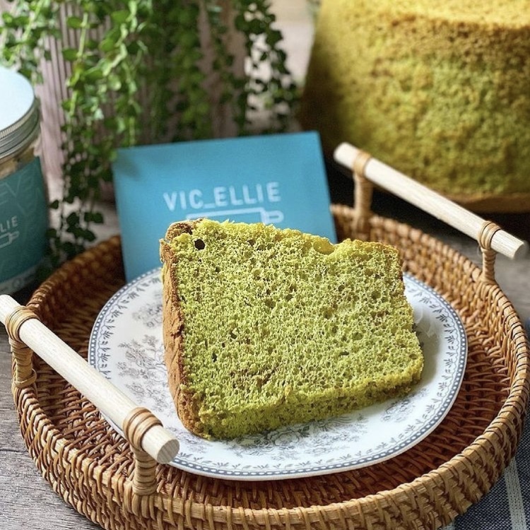 Vic Ellie 斑蘭椰糖戚風蛋糕 (8吋)