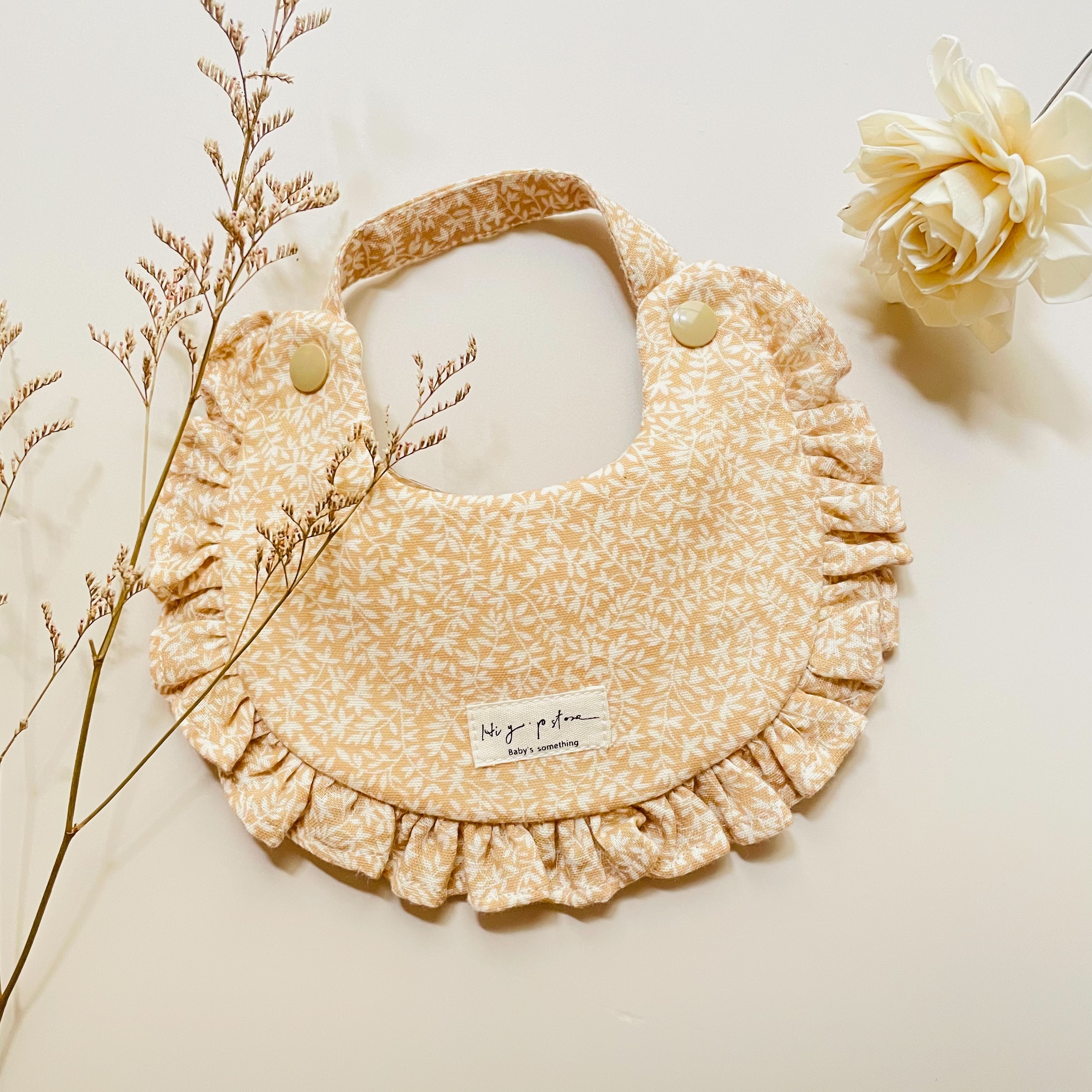 Hi Y.P store-手作圍兜-卡其藤蔓