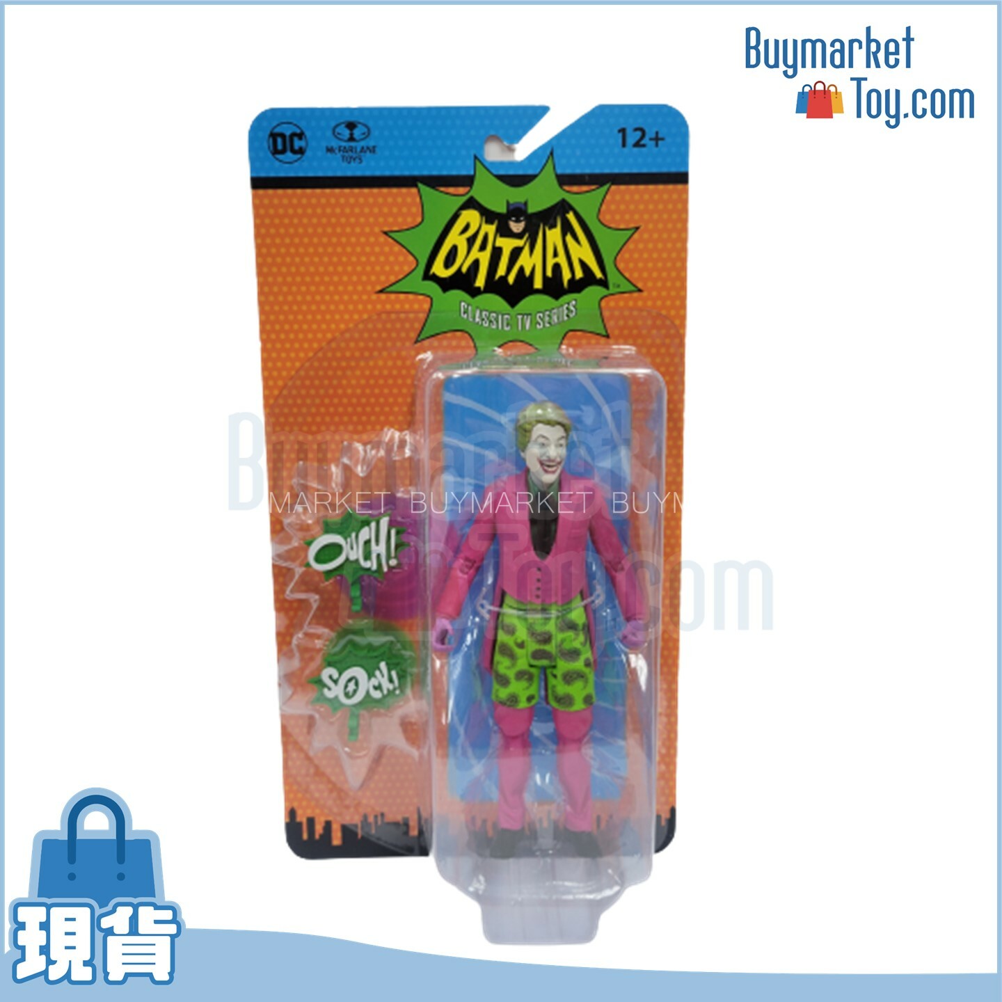 McFarlane DC RETRO 6IN WV2 - BATMAN 66 - THE JOKER SWIM SHORTS