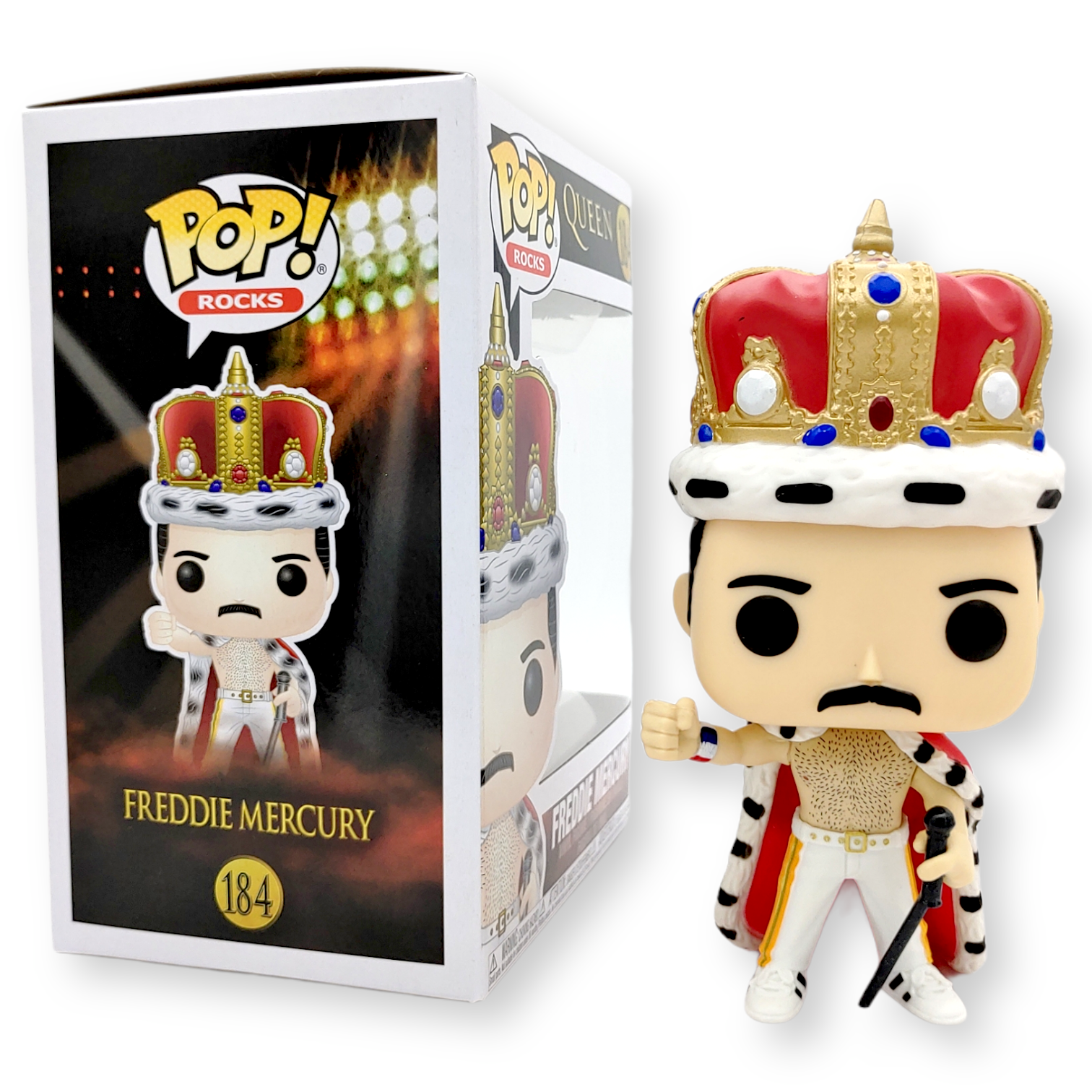 FUNKO POP Queen-Freddie Mercury(皇冠)-No.184