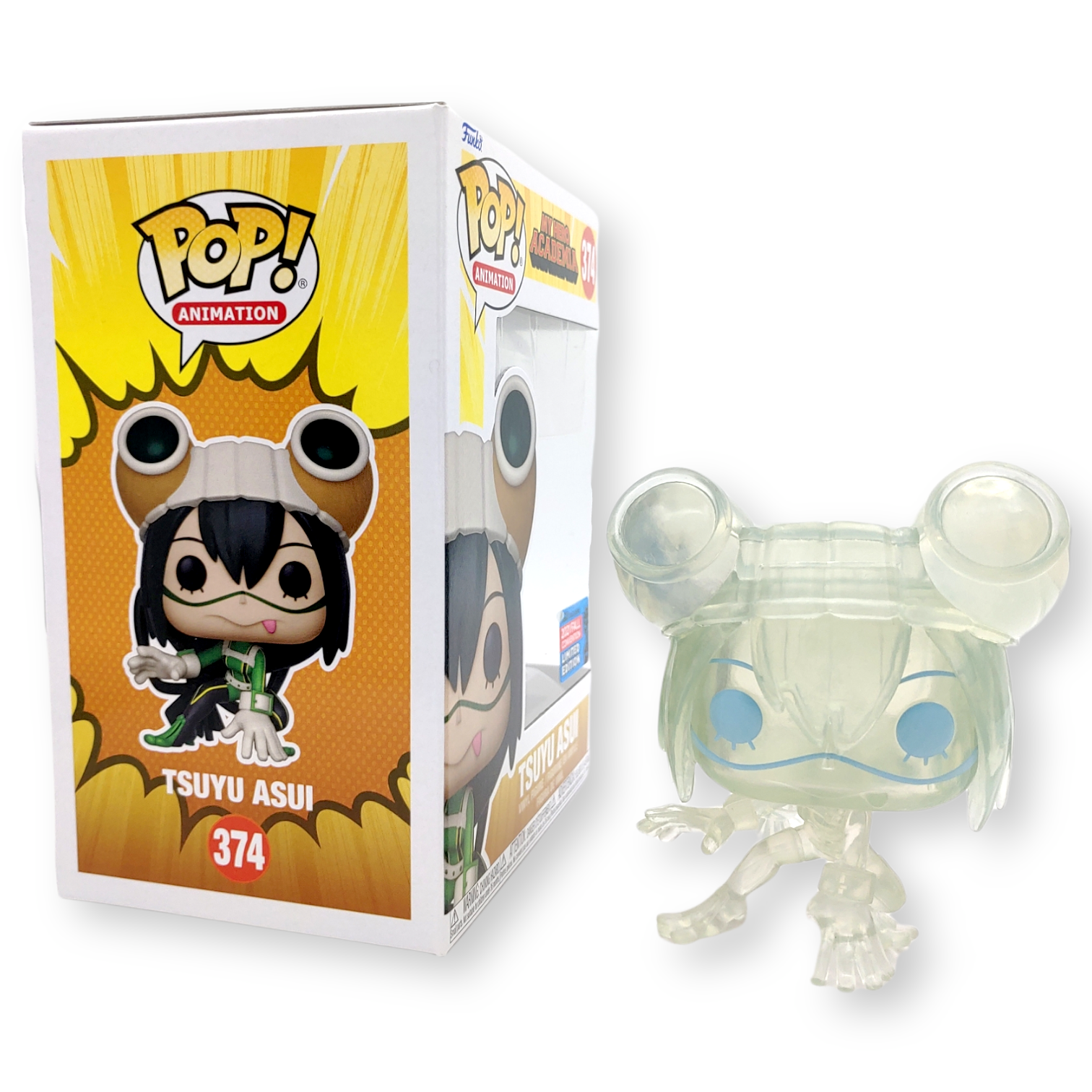 FUNKO POP <我的英雄學園>蛙吹梅雨(通透光面版)-No.374