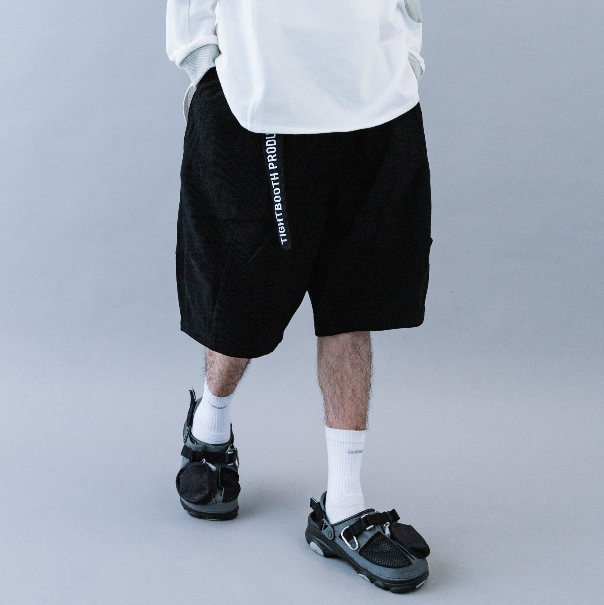 TIGHTBOOTH タイトブースPIQUE BIG SHORTS BLK XL | europneumaq.com