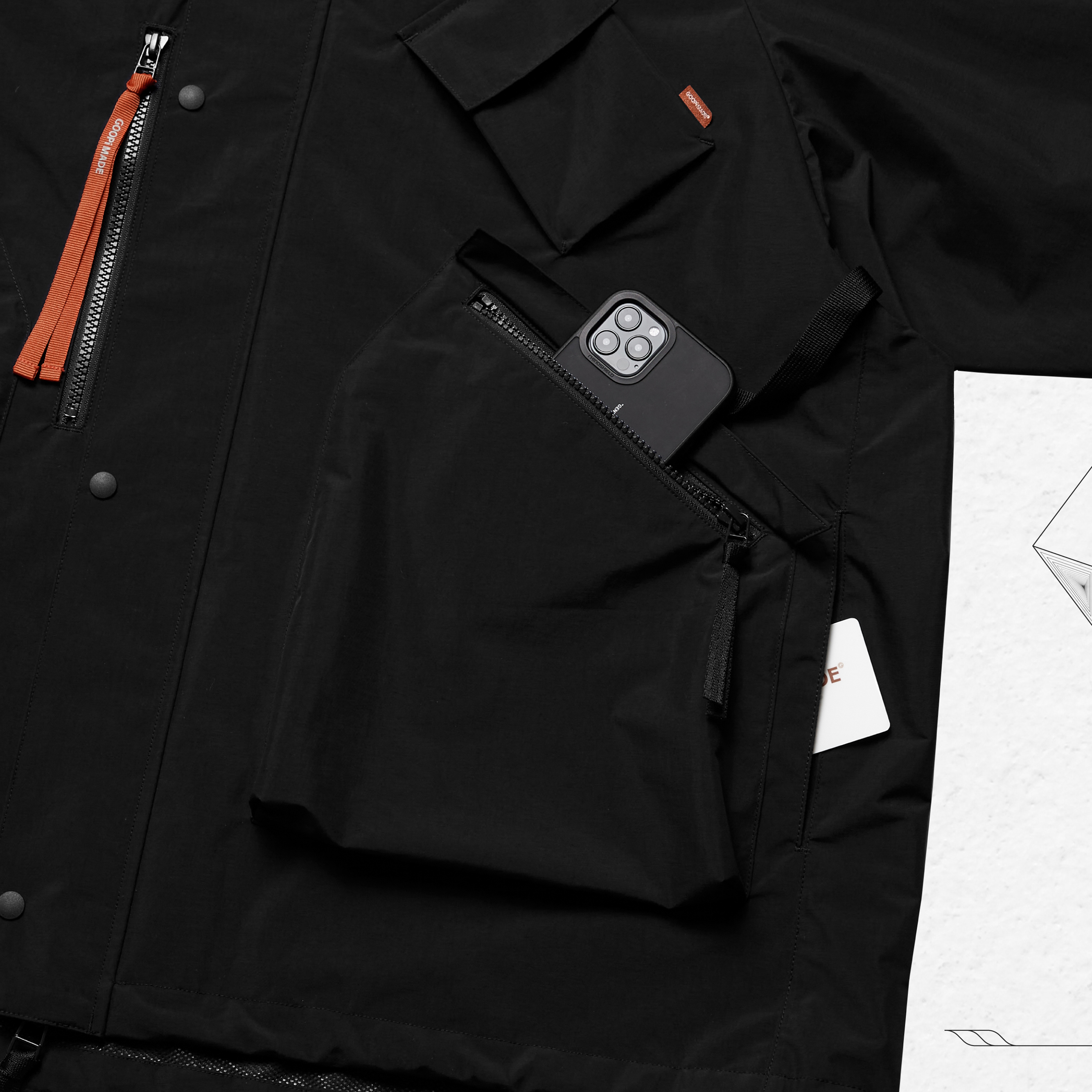 P.L5S “Polyhedron” Mountain Parka - Shadow P.L5S “Polyhedron” Mountain Parka - Shadow