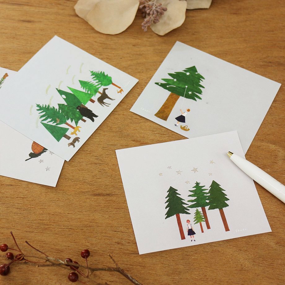 西淑:夜的森林 120枚便條本 memo 日本表現社