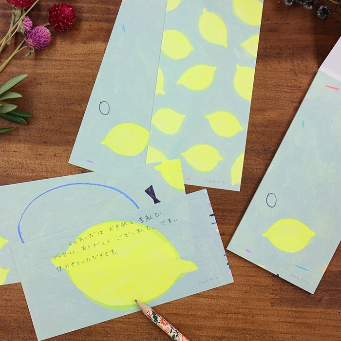 Subikiawa:檸檬 和紙一筆箋 日本表現社