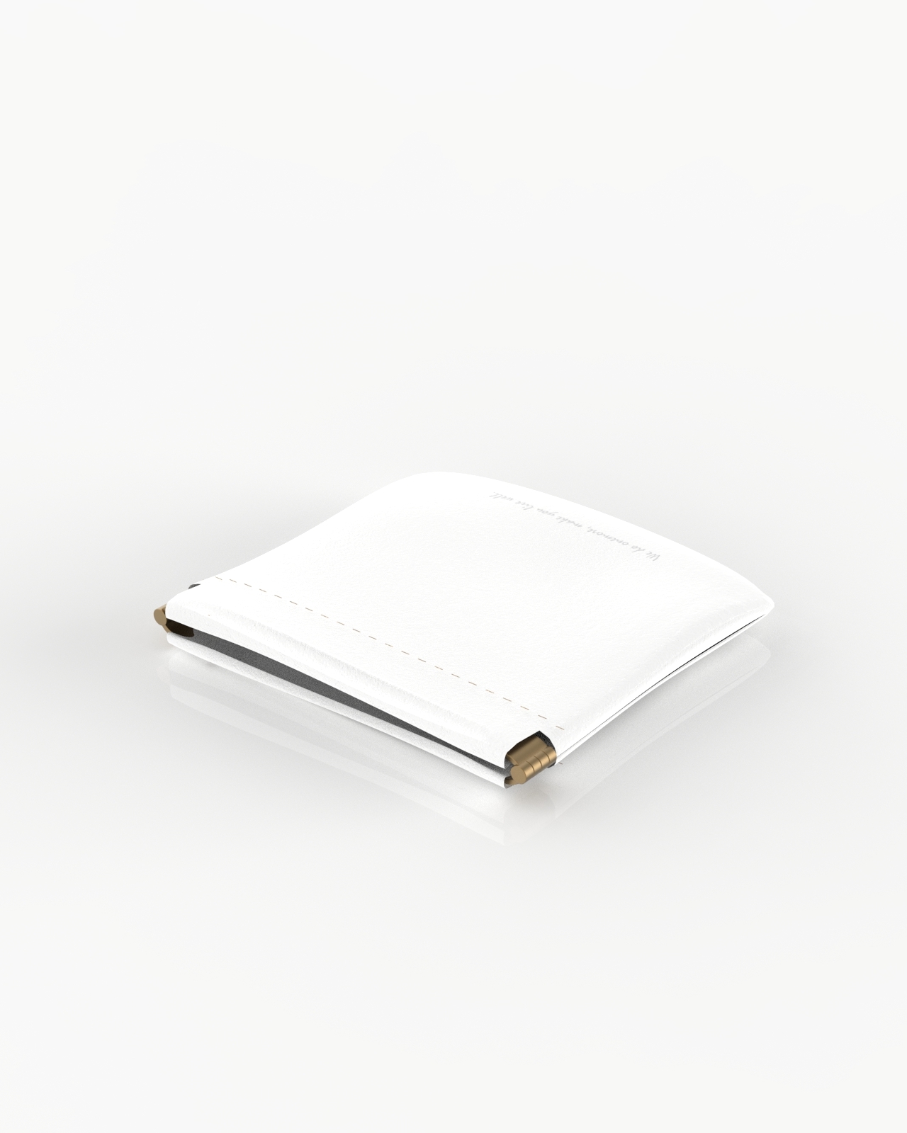 質感皮革收納包 /純潔白/