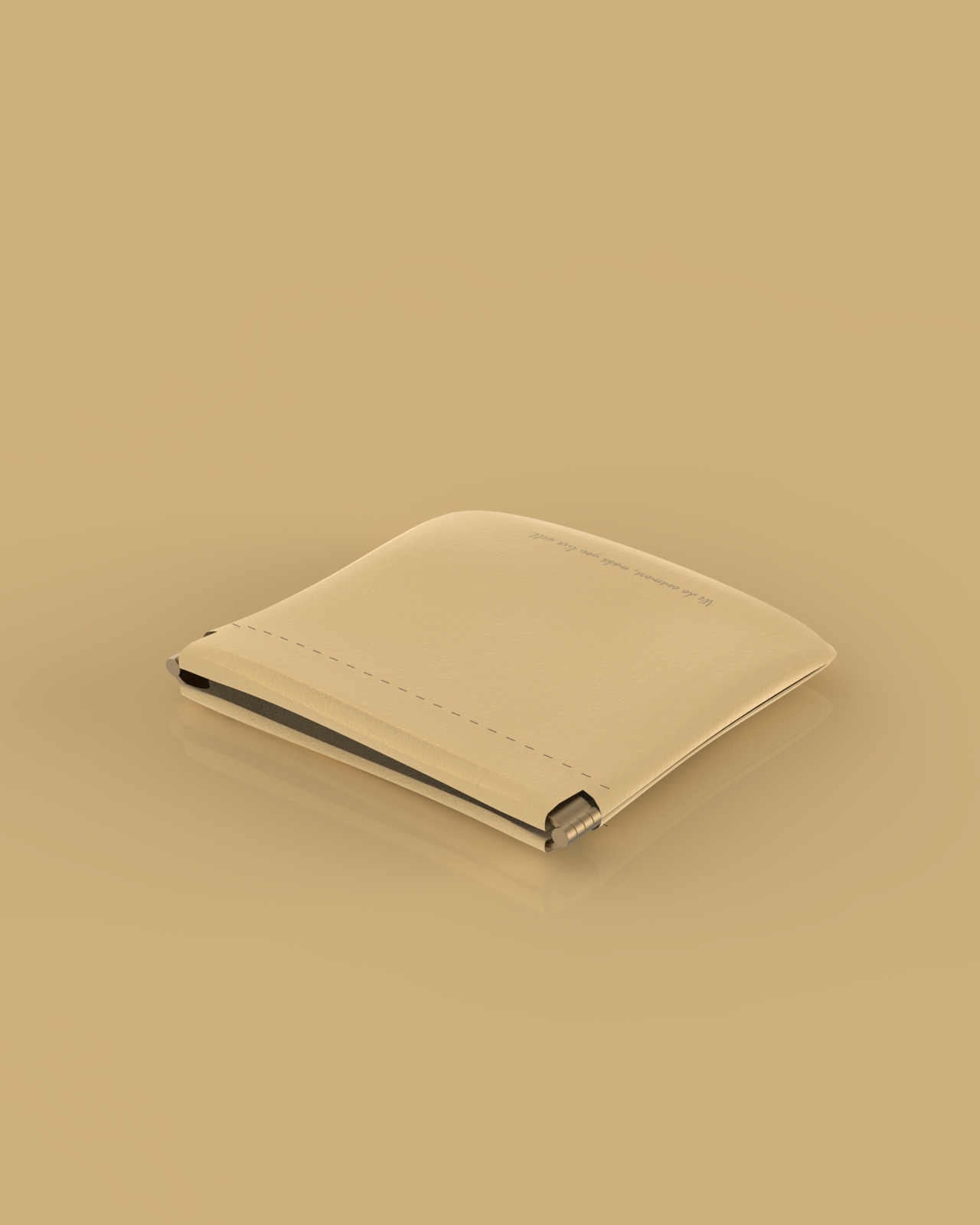 質感皮革收納包 /駝色/