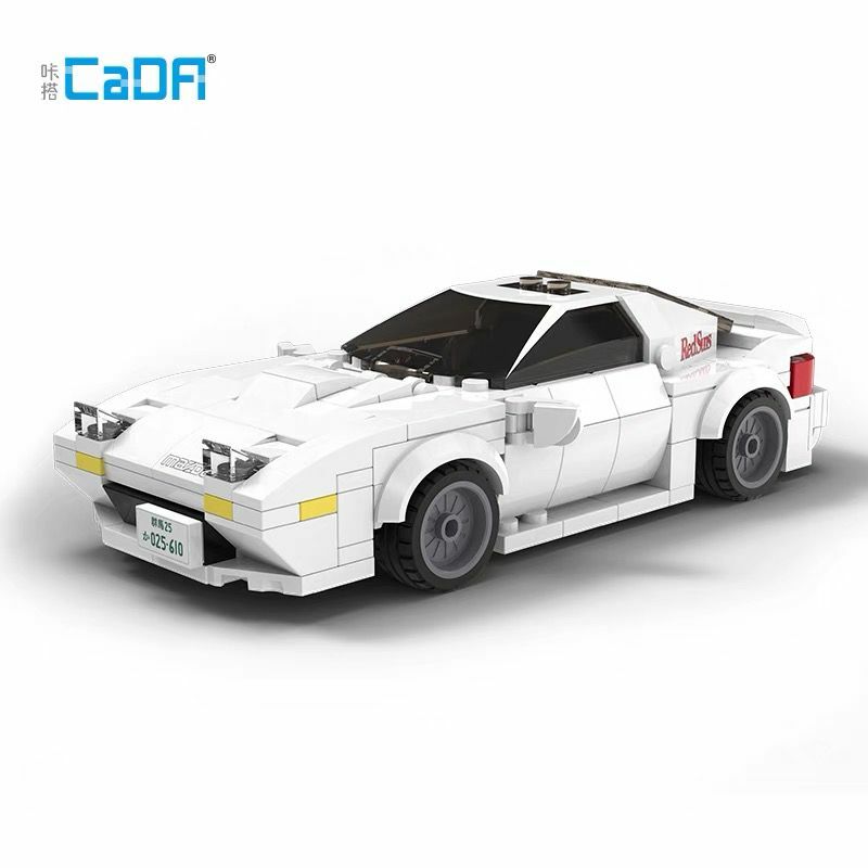 頭文字D 高橋涼介 赤城白色彗星 1:24 萬事得Mazda-FC3S RX-7 積木模型車
