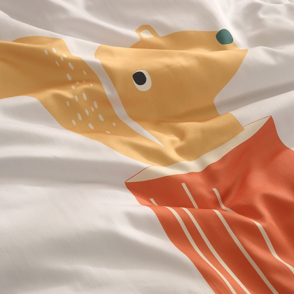 親膚抗菌防蹣寶貝毯L【松鼠Doto】-韓國Kangaruru袋鼠寶寶甜睡安全寢具