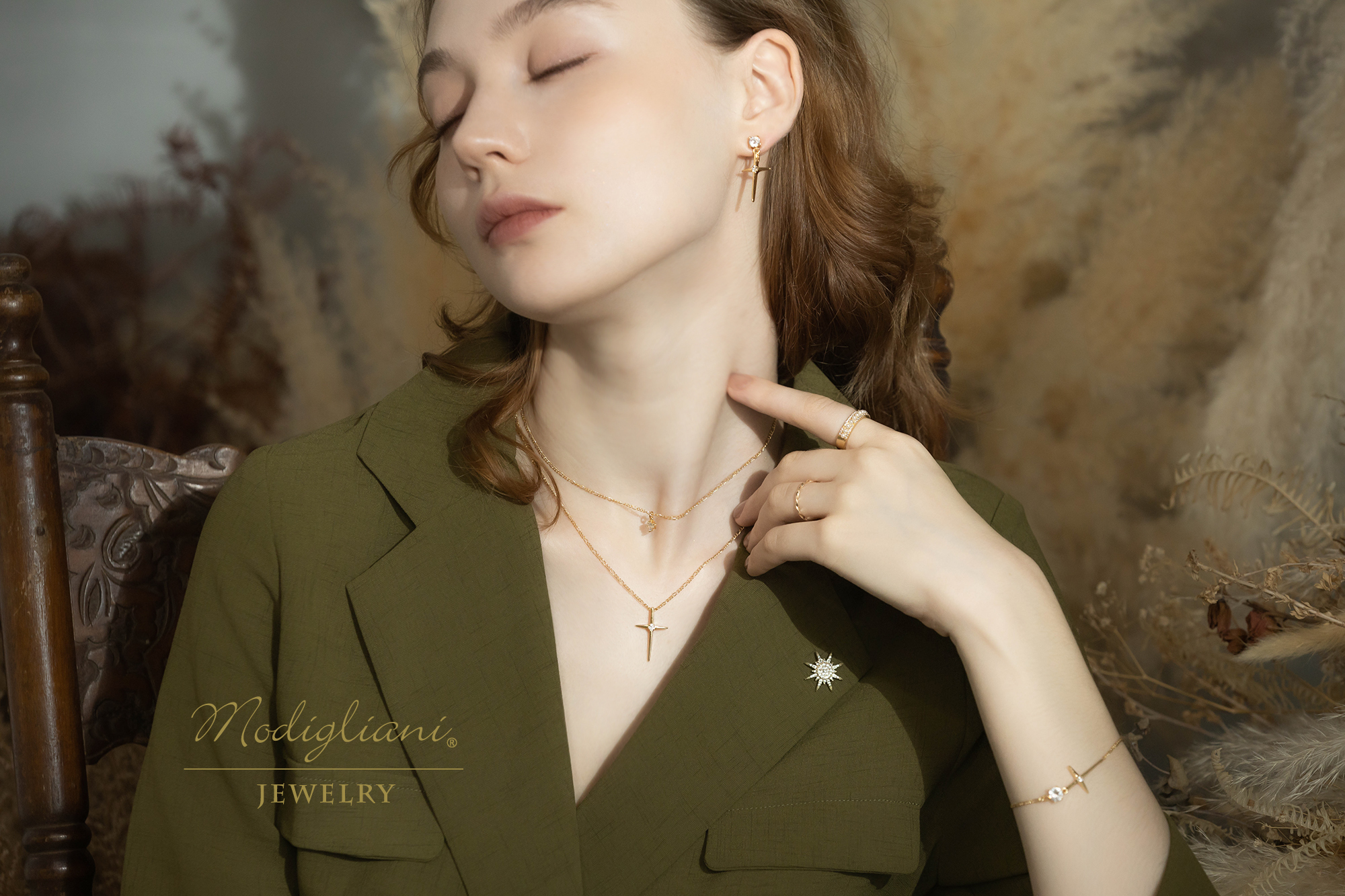 黃銅飾品,黃銅,百搭,手鍊,18K金,鋯石,十字架,簡約