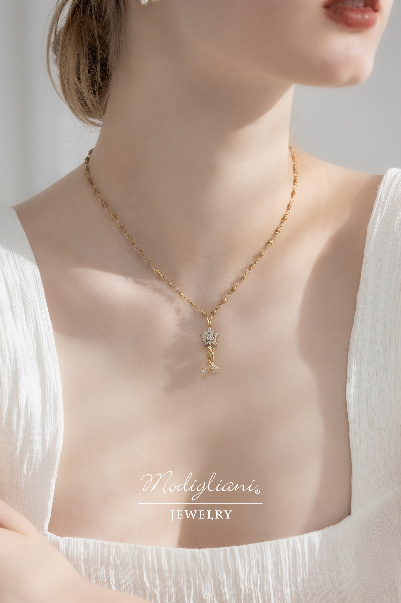 黃銅飾品,黃銅,神秘,項鍊,鎖骨項鍊,星星,氣質