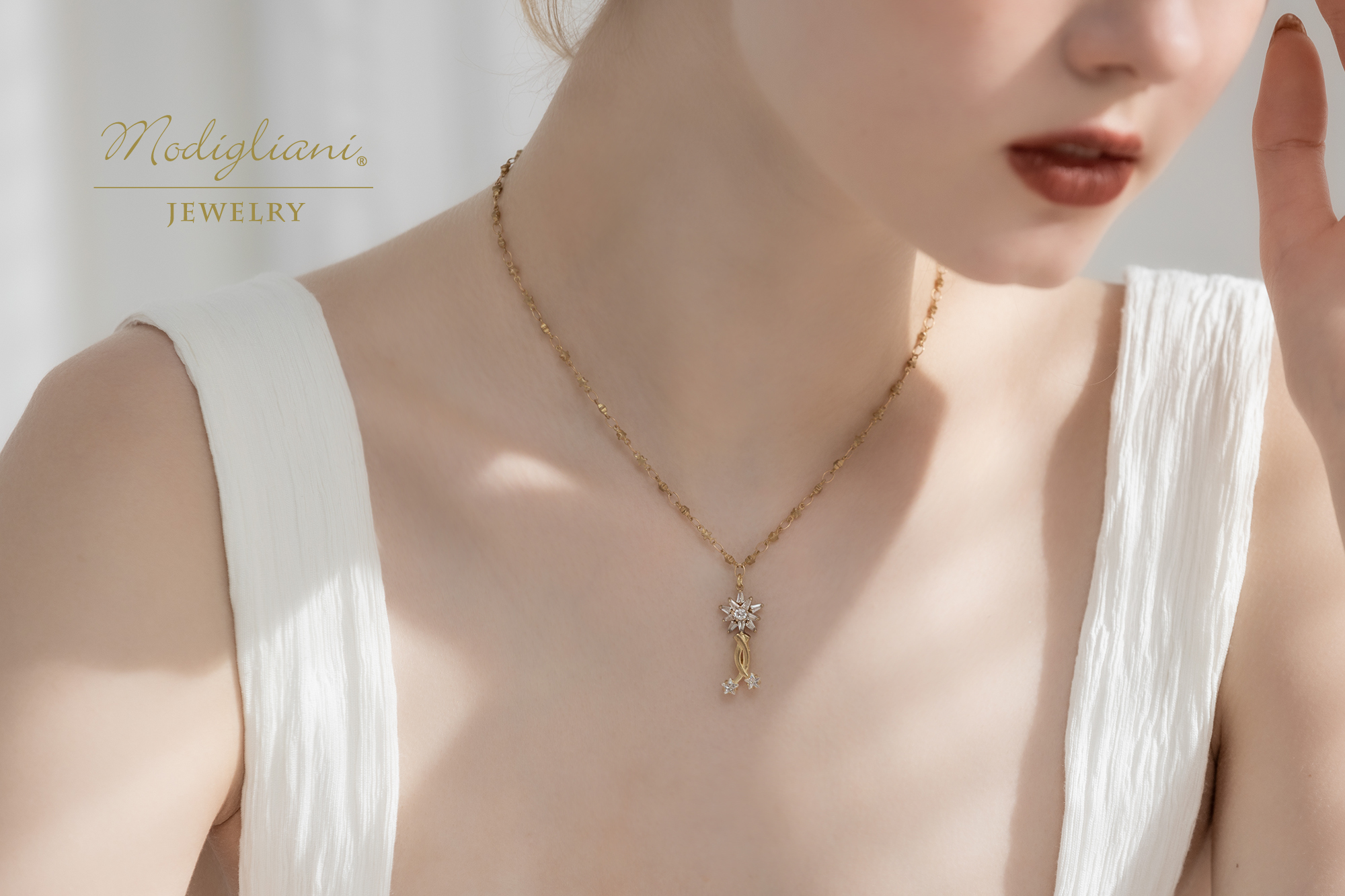 黃銅飾品,黃銅,神秘,項鍊,鎖骨項鍊,星星,氣質