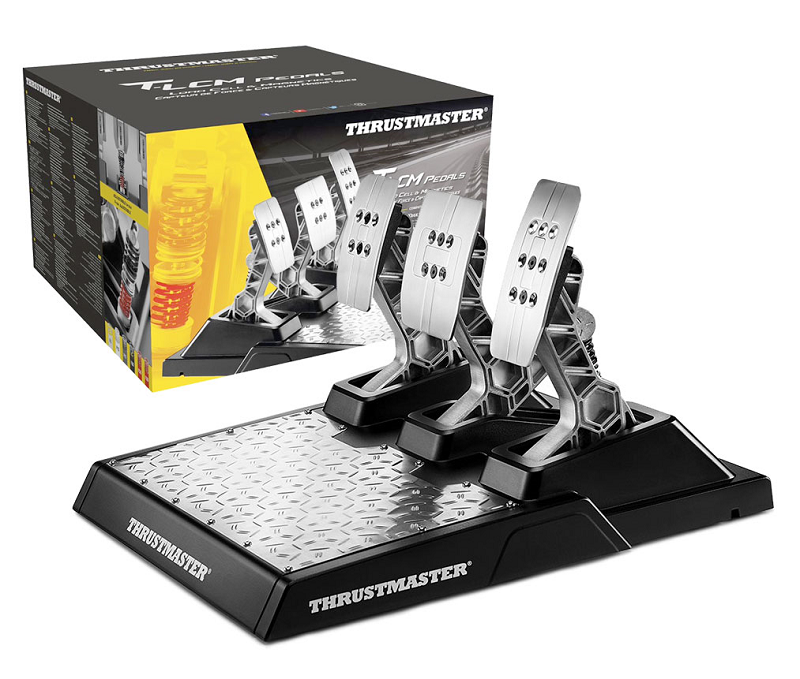 米特3C數位｜Thrustmaster TLCM Pedals 圖馬思特磁性感應踏板剎車組可