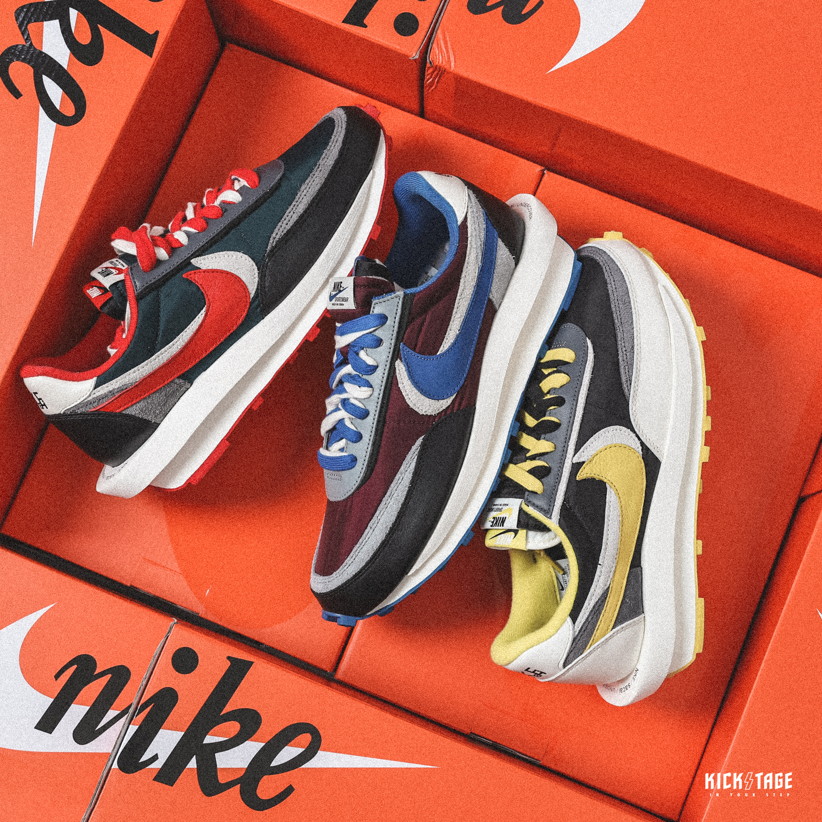 UC UNDERCOVER x SACAI x NIKE LDWaffle 解構時尚休閒跑鞋DJ4877