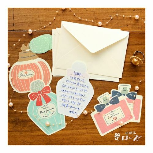 古川紙工 復古百貨系列 造型信紙組 玫瑰香水瓶