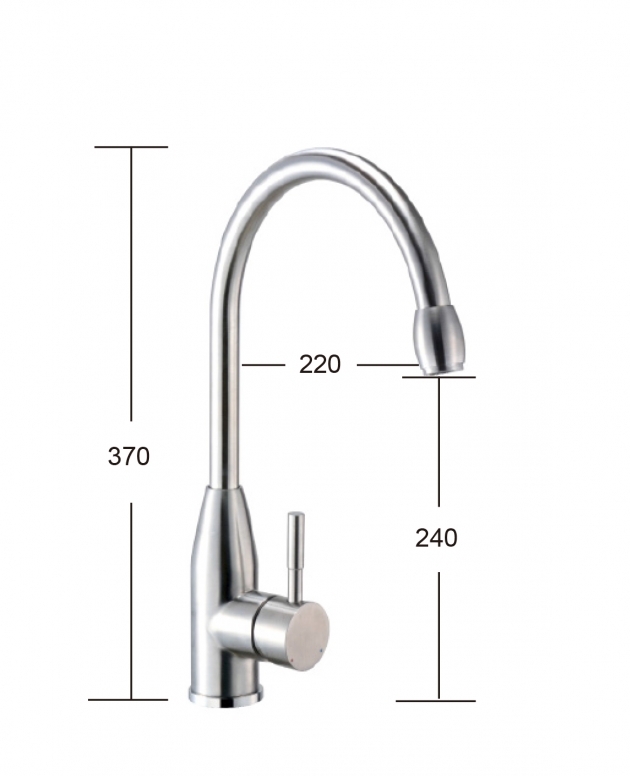 摩登 不鏽鋼廚房龍頭 M-2306ST