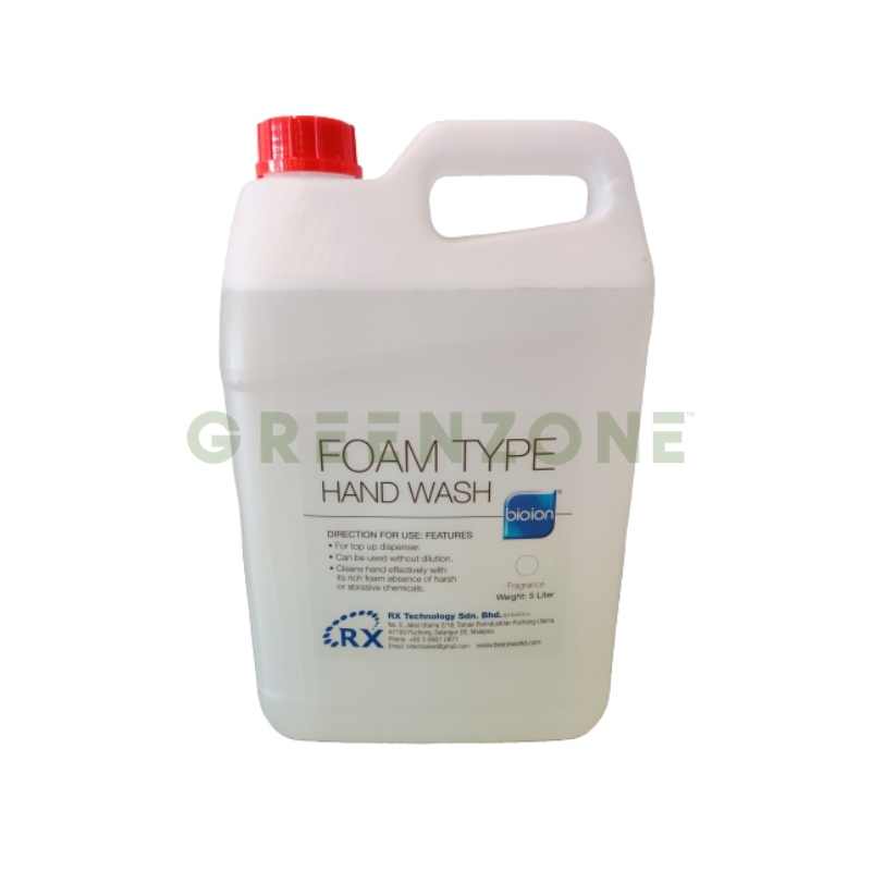 Bioion Foam Type Hand Wash (5L)
