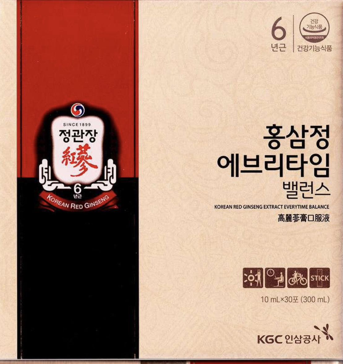 韓國正官庄高麗蔘膏口服液禮盒裝🌟盒裝10ml x 30包