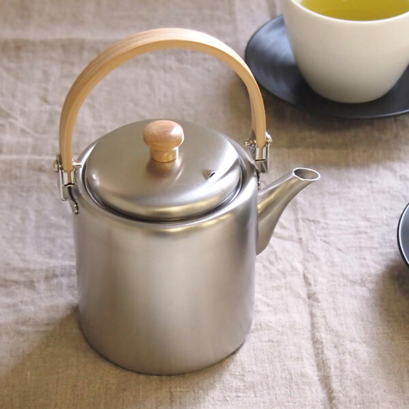 Stainless Steel Teapot with String Handle | Kobo Aizawa