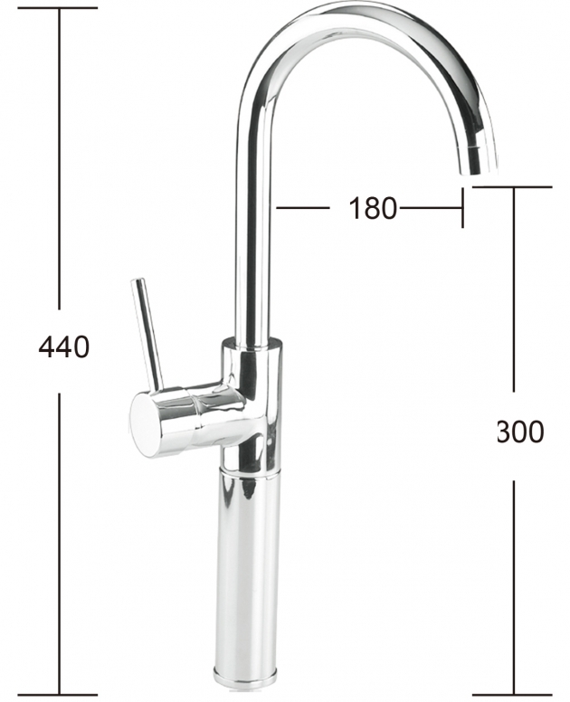 摩登 加長型單孔龍頭 M-1081