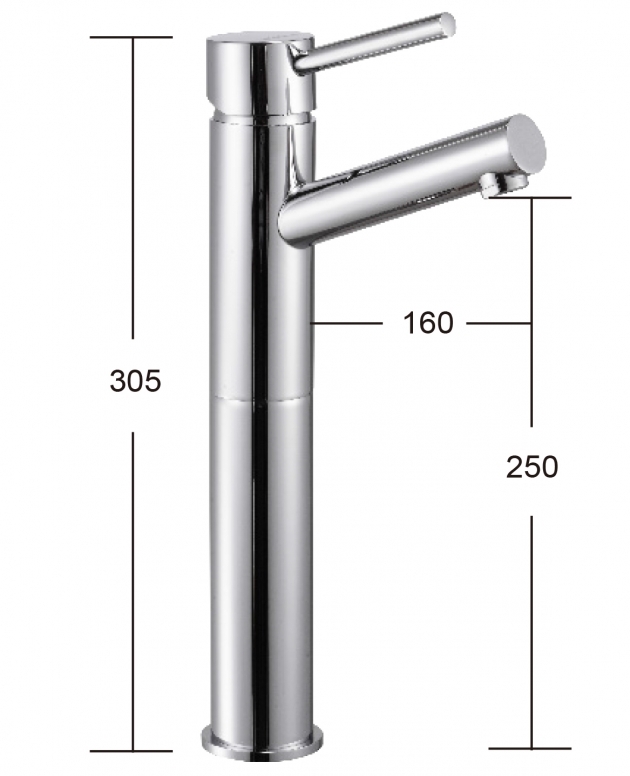 摩登 加長型單孔龍頭 M-1093