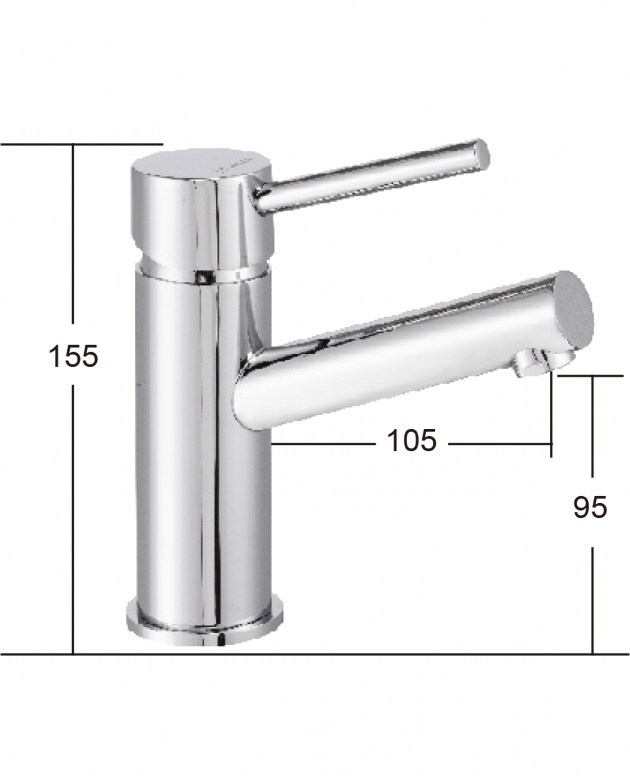 摩登 單孔面盆龍頭 M-1094