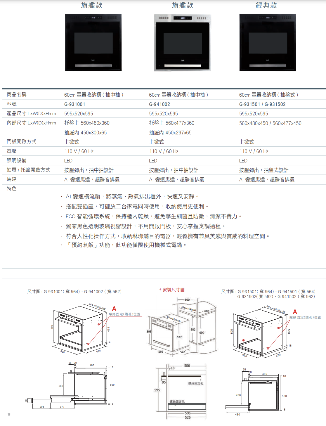 BS】Best 電器收納櫃G-932503 G941503 炊飯器（高46） 義大利貝斯特