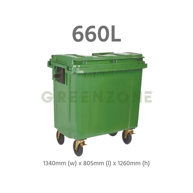 Greenzone Mobile Garbage Bin (660L)