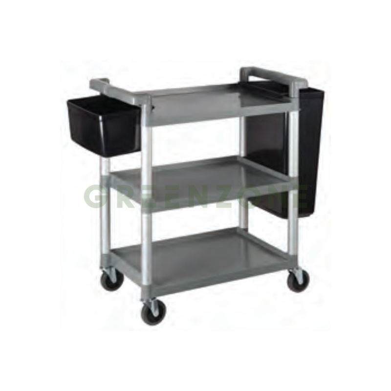3 Tiers Utilities Cart with Buckets (S)